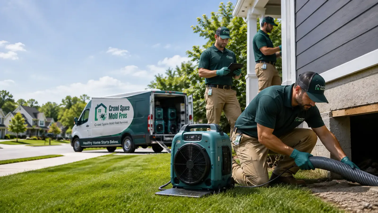 Crawl Space Mold Removal in Greenville, IL
